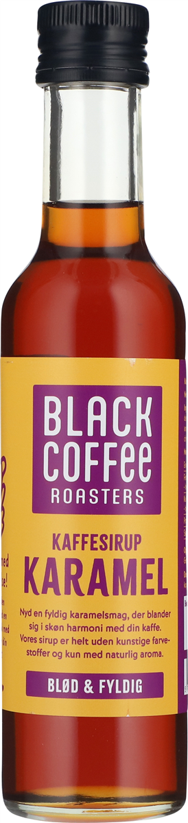Black karamel kaffesirup 250 ml
