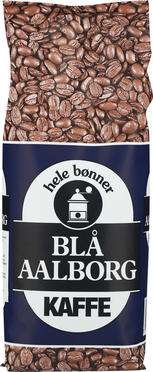 Blå Ålborg Kaffe Hausbrandt