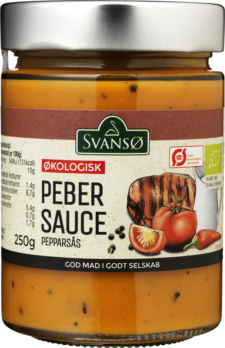 Svansø peber sauce øko 250 ml