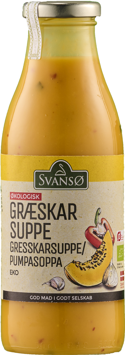 Svansø græskar suppe øko 500 ml