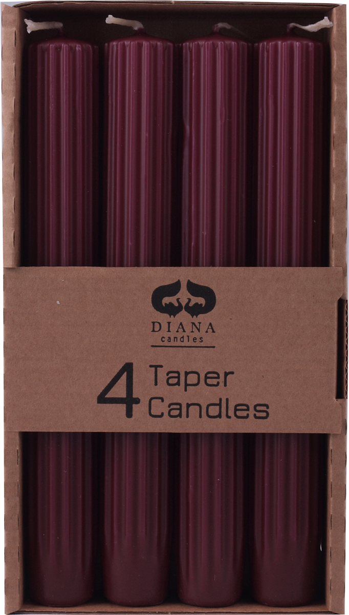 Stagelys Rillede Aubergine