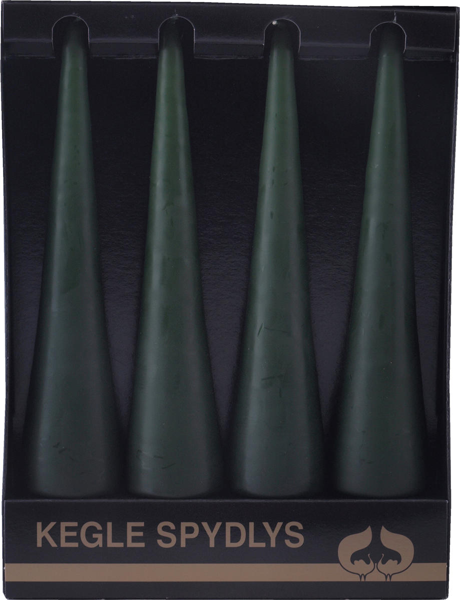 Keglespydlys Grøn 4,5x19 cm