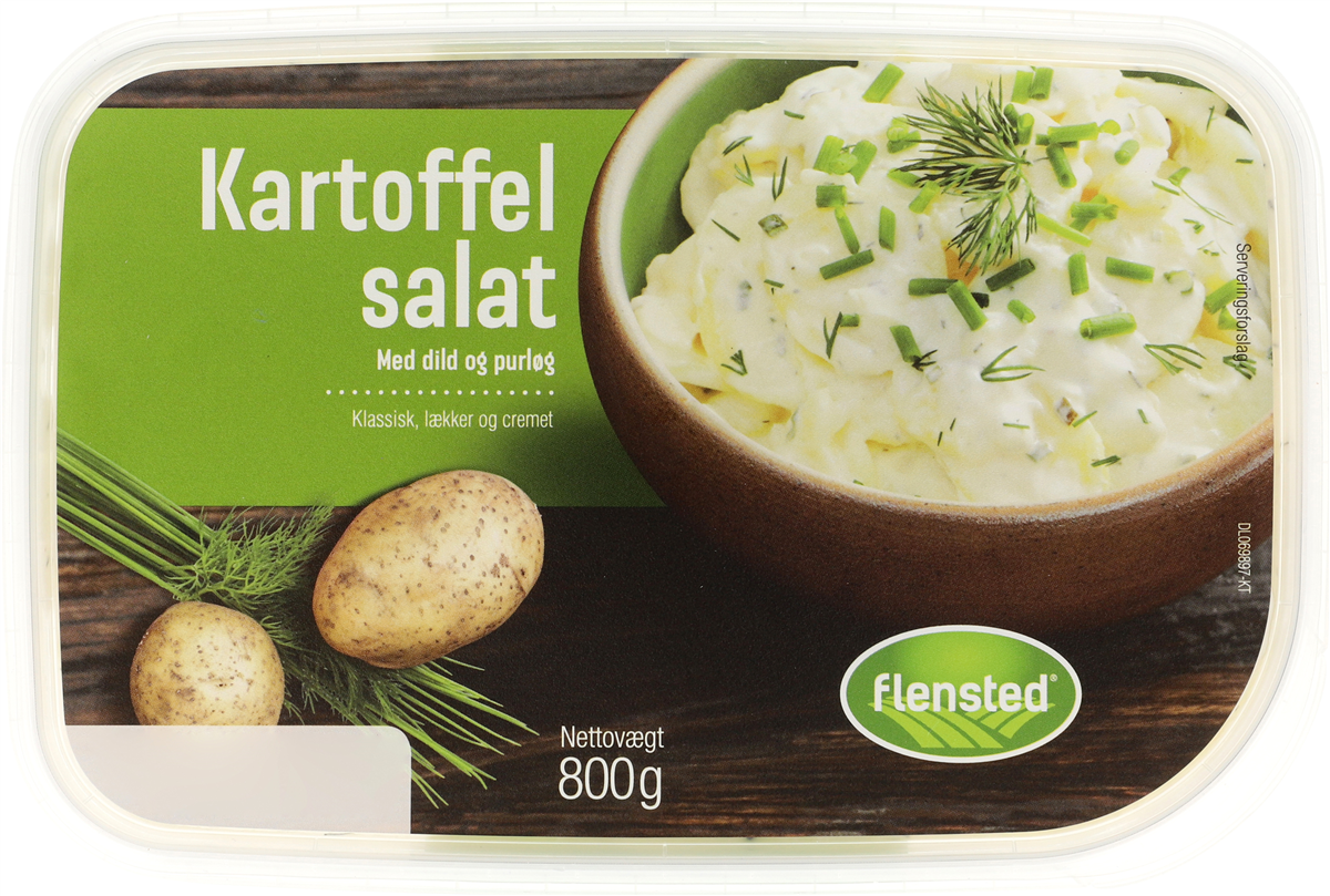 Kartoffelsalat m. dild & purløg, Flensted