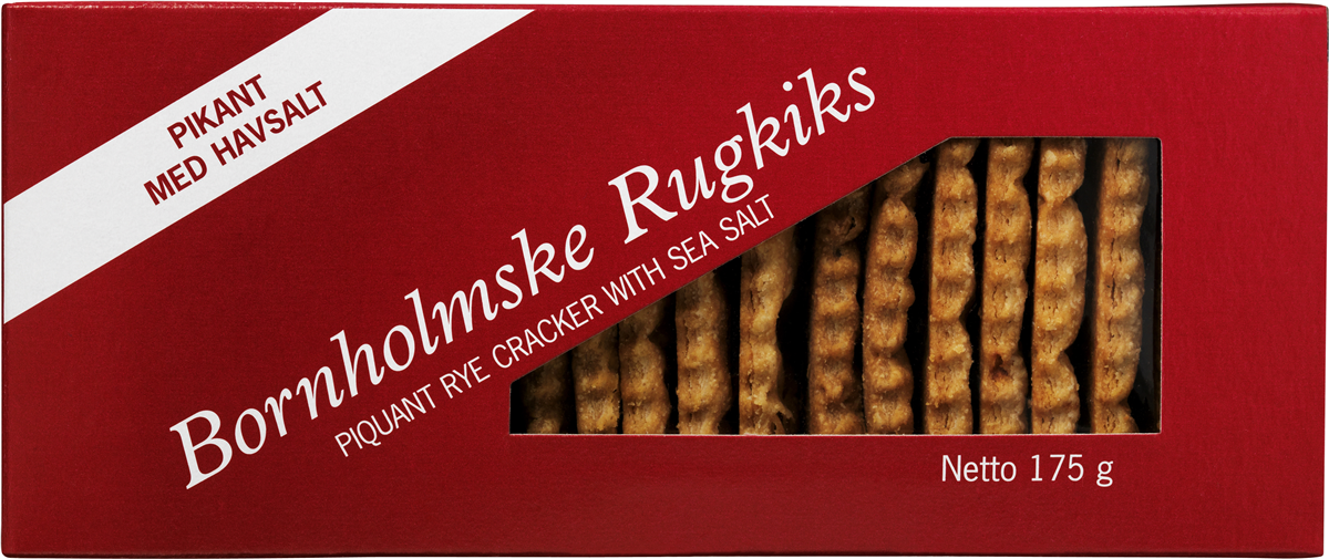 Bornholmske Rugkiks Pikant 175 g