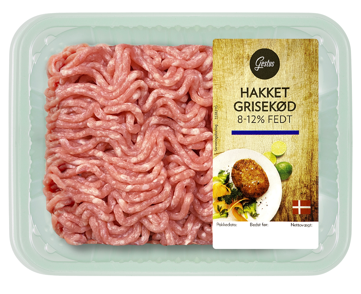 Hakket Grisekød 8-12%
