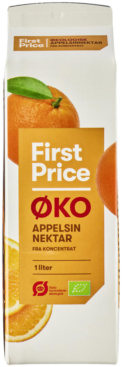 First Price Appelsin Nektar Øko 1 L