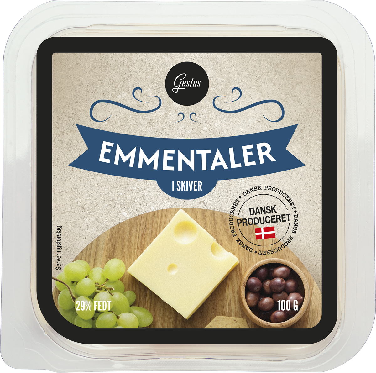 Gestus emmentaler skiver 150 g
