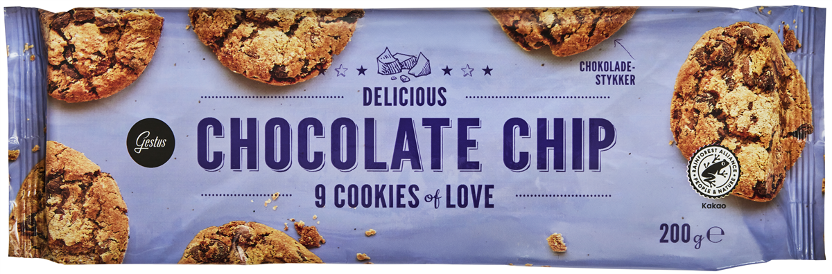 Gestus choco chip cookies 200 g