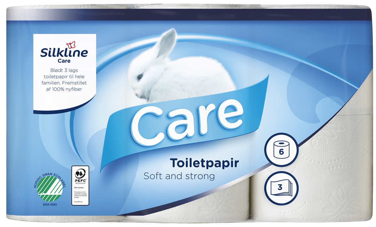 Silkline Care toiletpapir 562 g