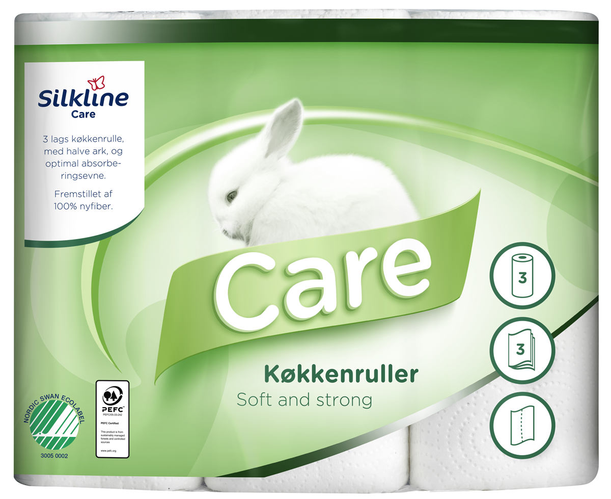 Silkline Care køkkenrulle 450 g