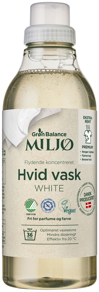 Gb flydende vask hvid 720 ml