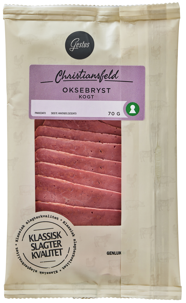 Gestus oksebryst 70 g