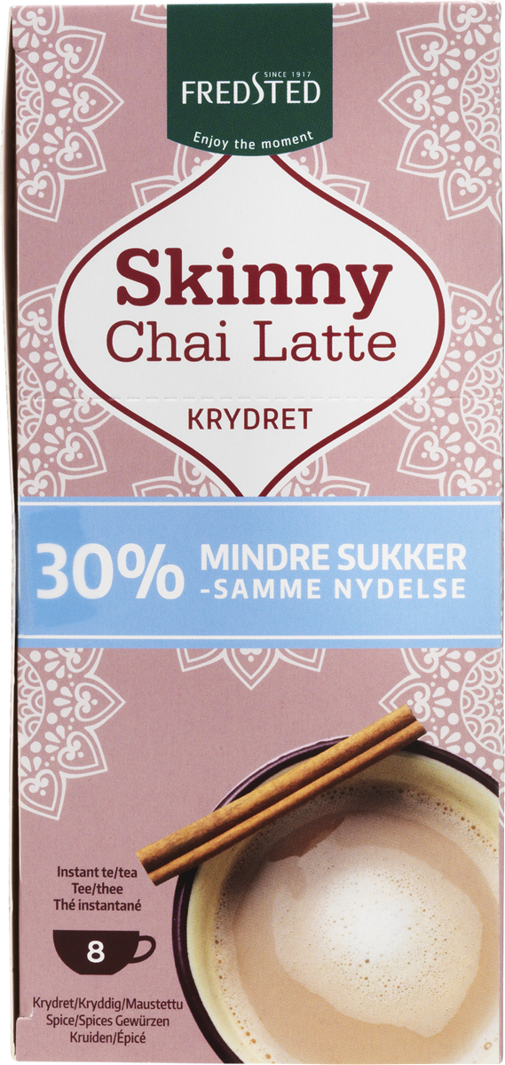 Fredsted Chai Latte krydret sukkerreduceret 8 stk