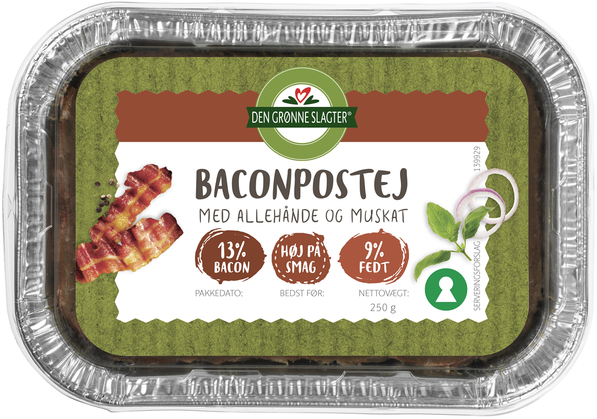 Den Grønne Slagter Baconleverpostej 250 g