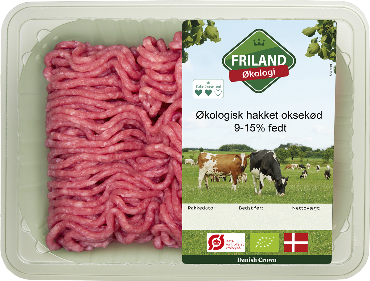 Øko Hakket Okse 9-15%