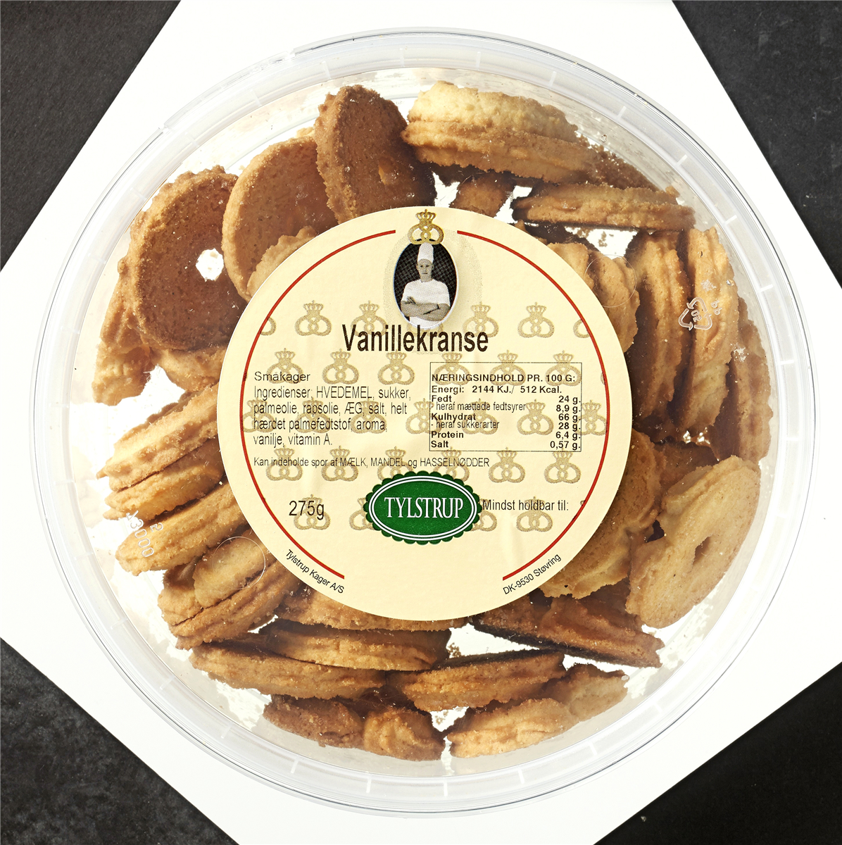 Tylstrup vanillekranse 150 g