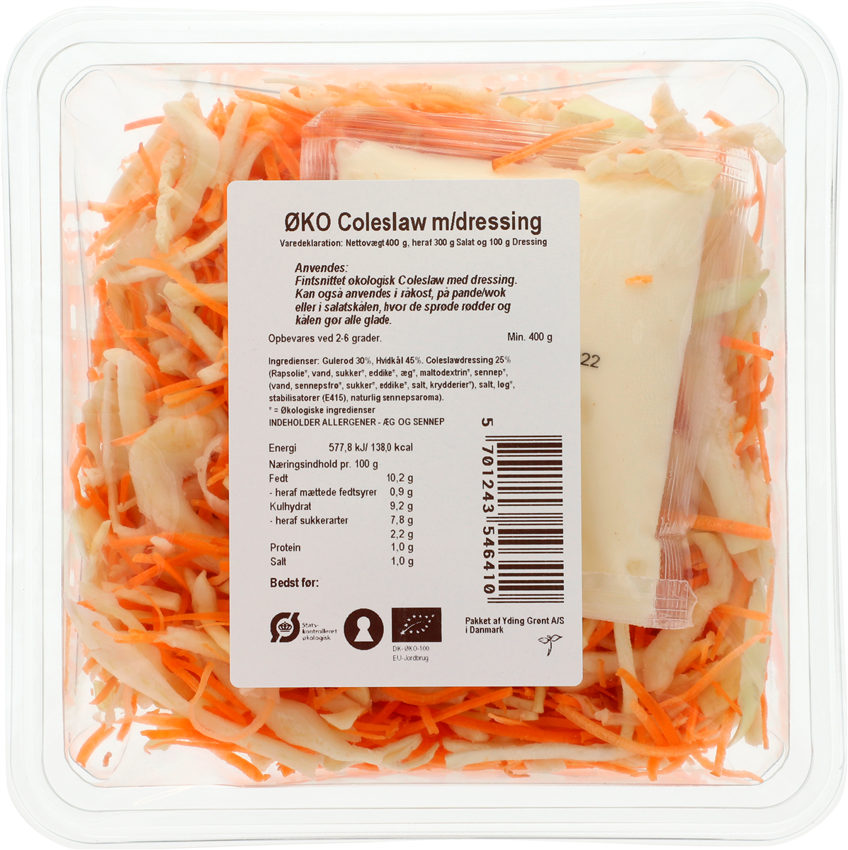 Økologisk coleslaw 400 g