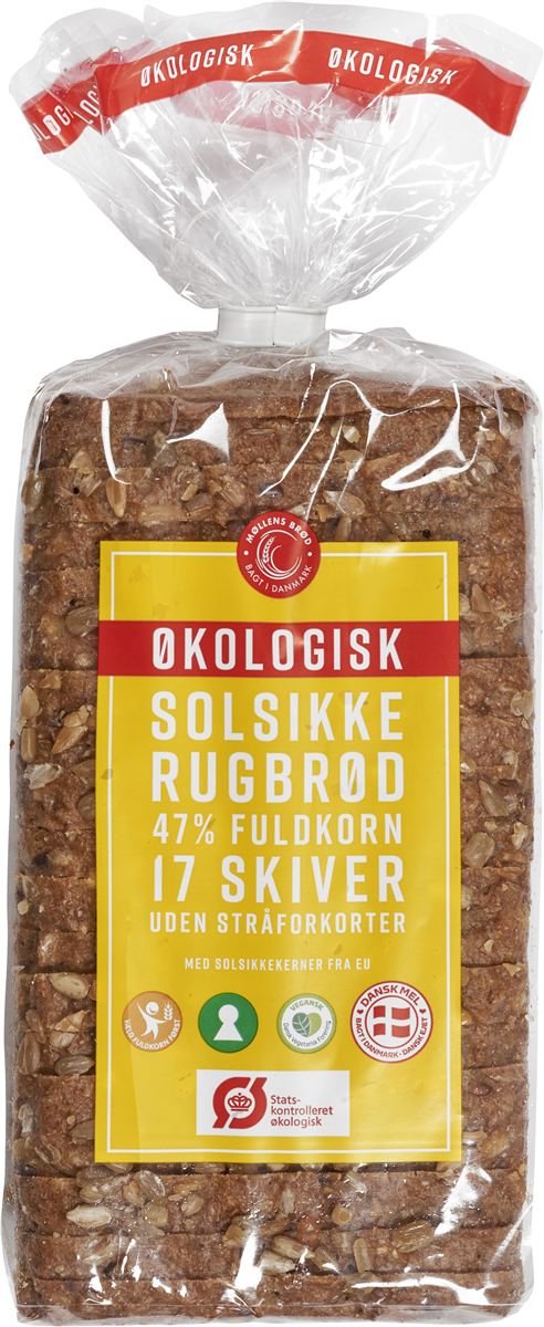 Møllens Brød Solsikkerugbrød Øko