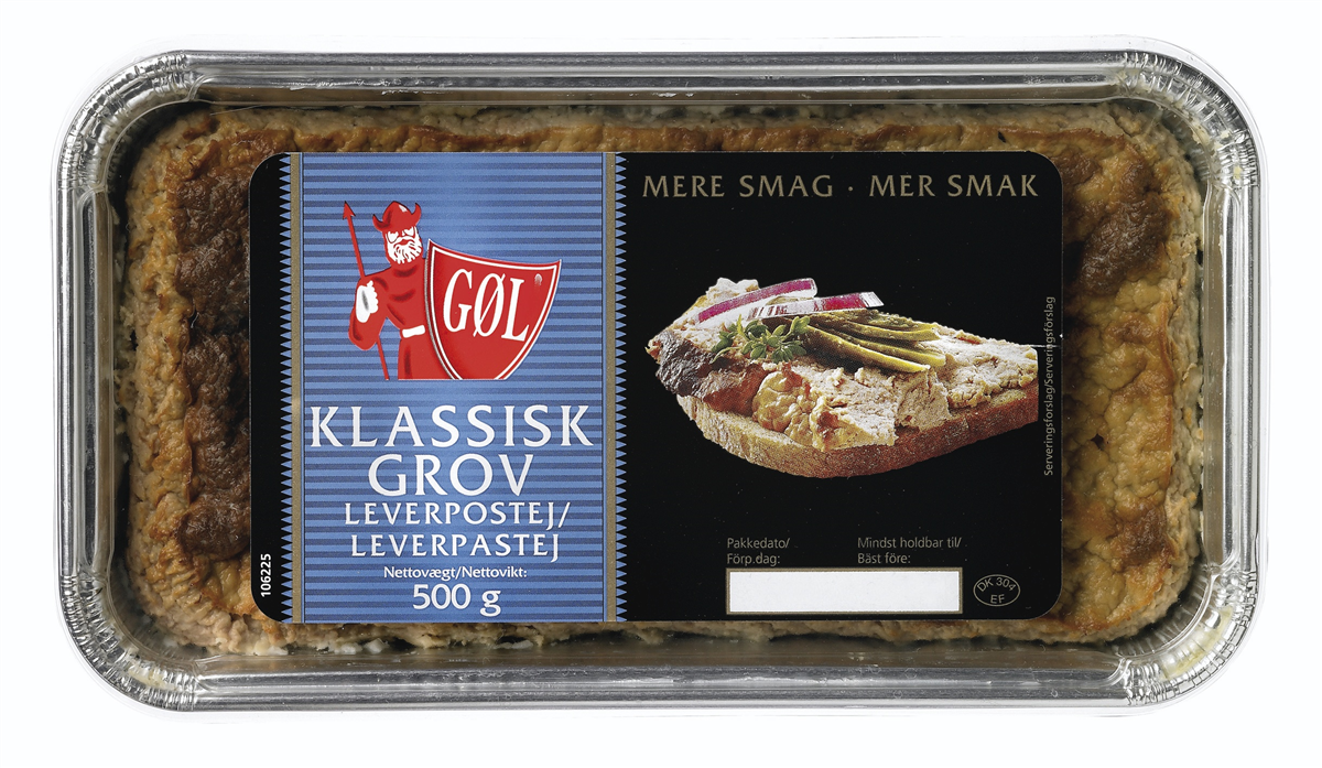 Gøl grovhakket leverpostej 400 g