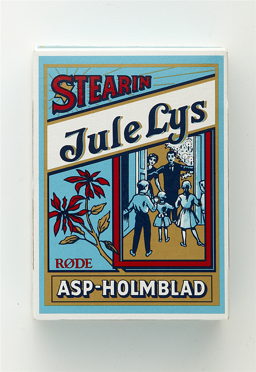 Julelys ren stearin rød 220 g