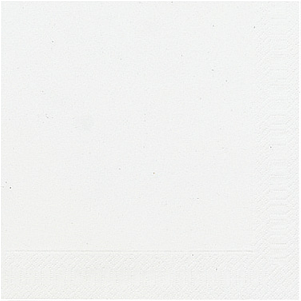 Serviet 3-Lag 25 cm Hvid