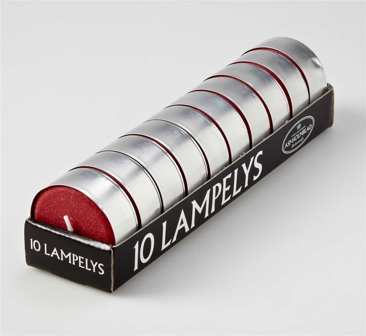 Lampelys rød 10 t. b.tid