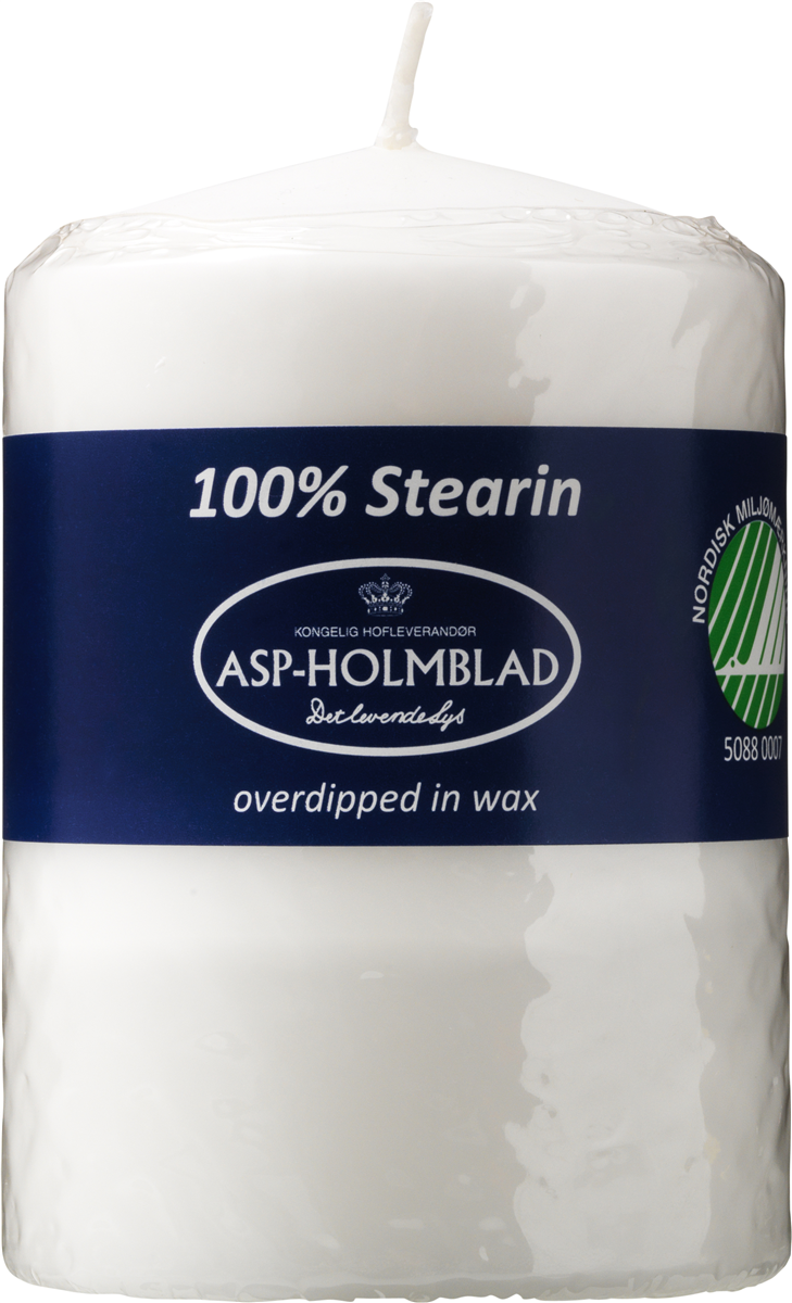 Bloklys 6,8 x 10 cm Hvid