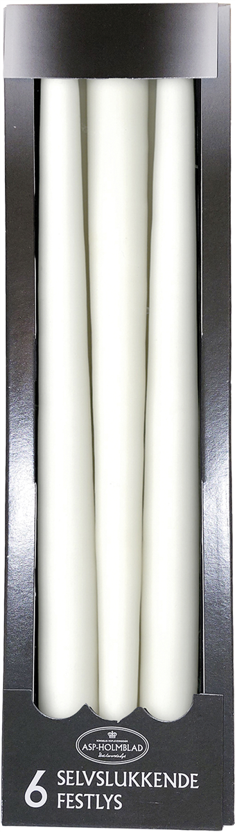 Stagelys 2,2x28cm Hvid