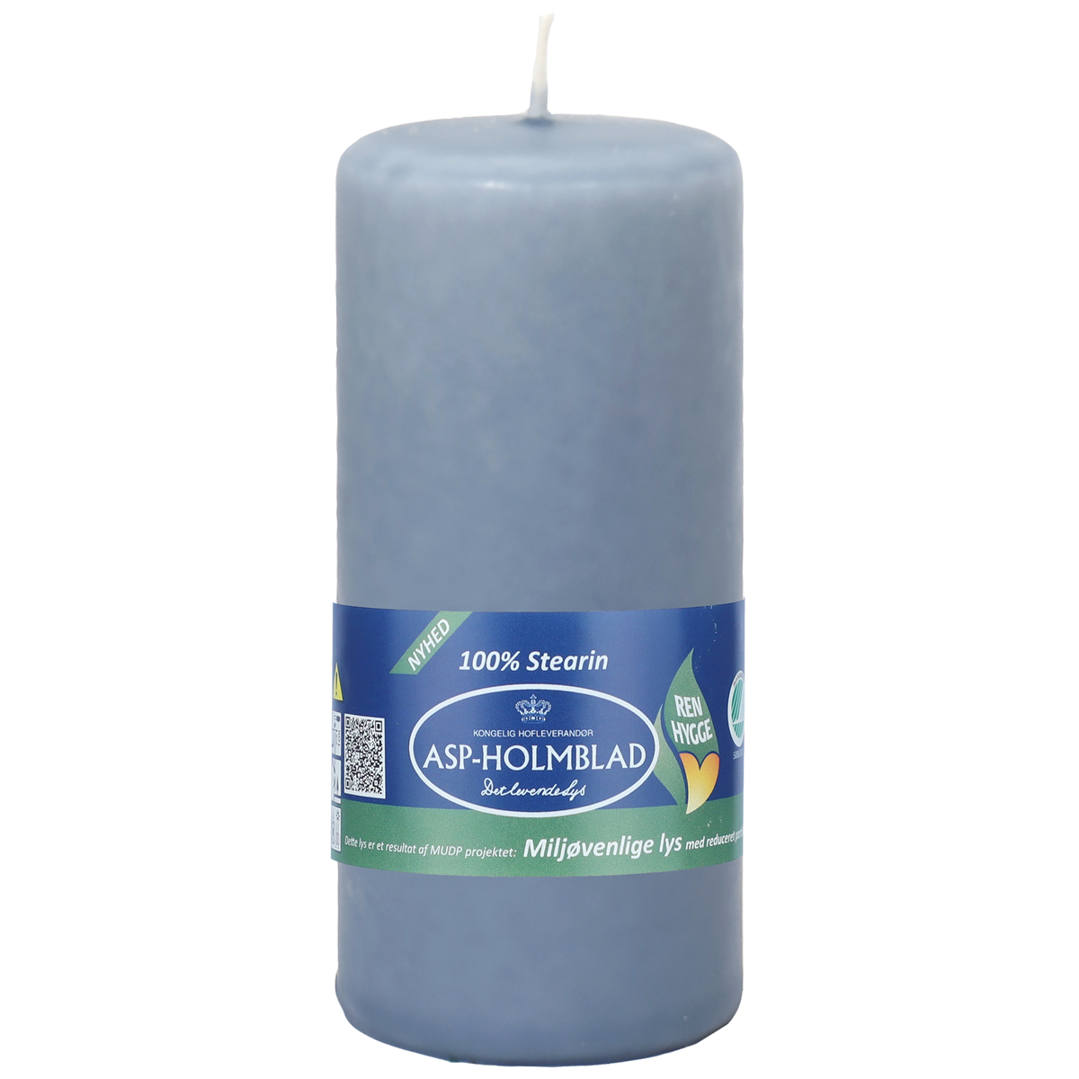 ASP Holmblad Bloklys 5,8x13 cm Støvblå