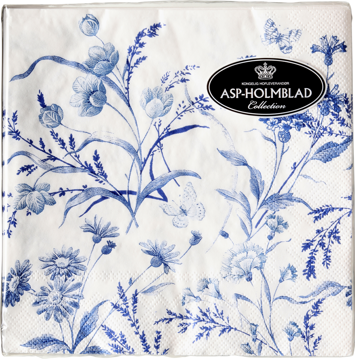 Serviet 33 cm 3-lag Blomste