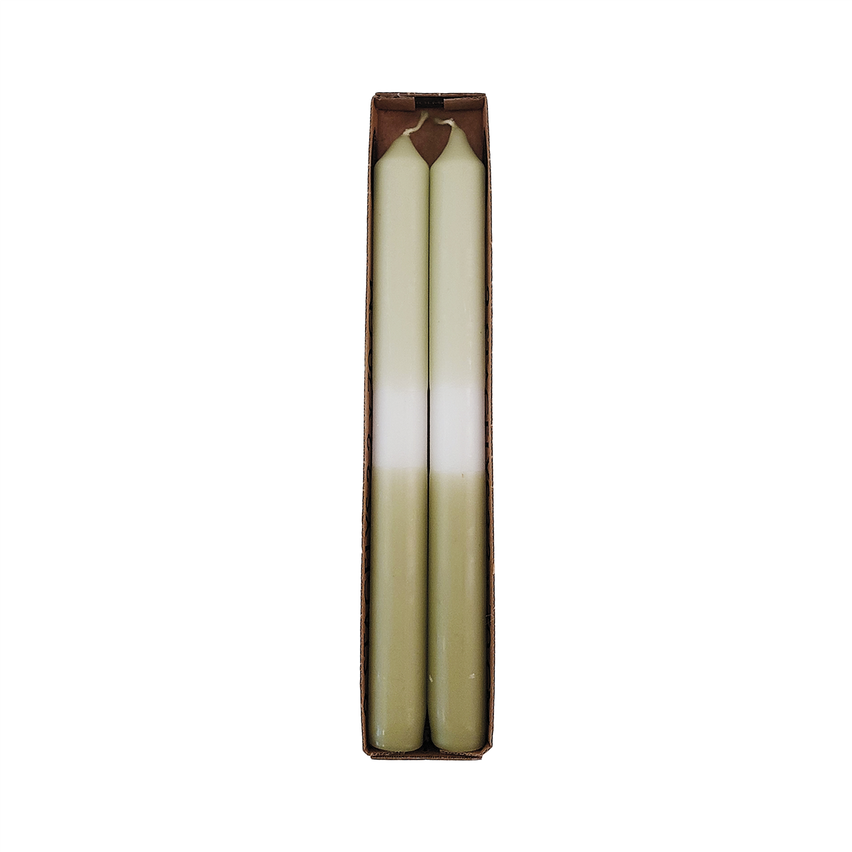 Stagelys grø/hvid 2,2 x 24 cm 2 stk.