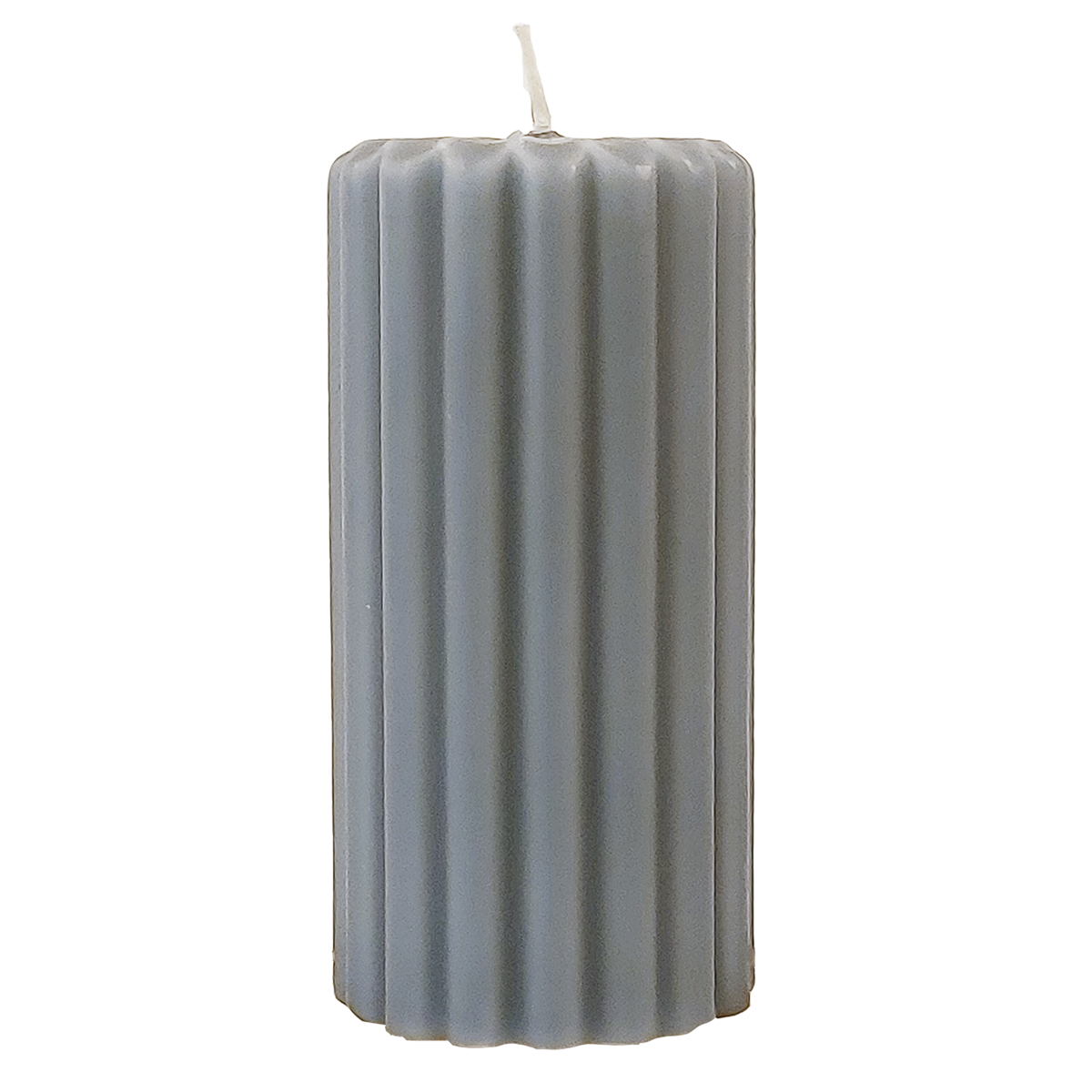 Rillet Bloklys Støvblå