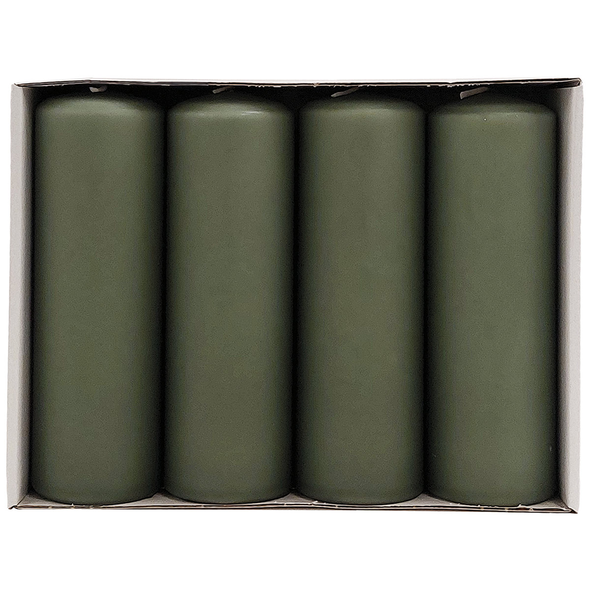 Adventslys Mosgrøn 4,8x15 cm