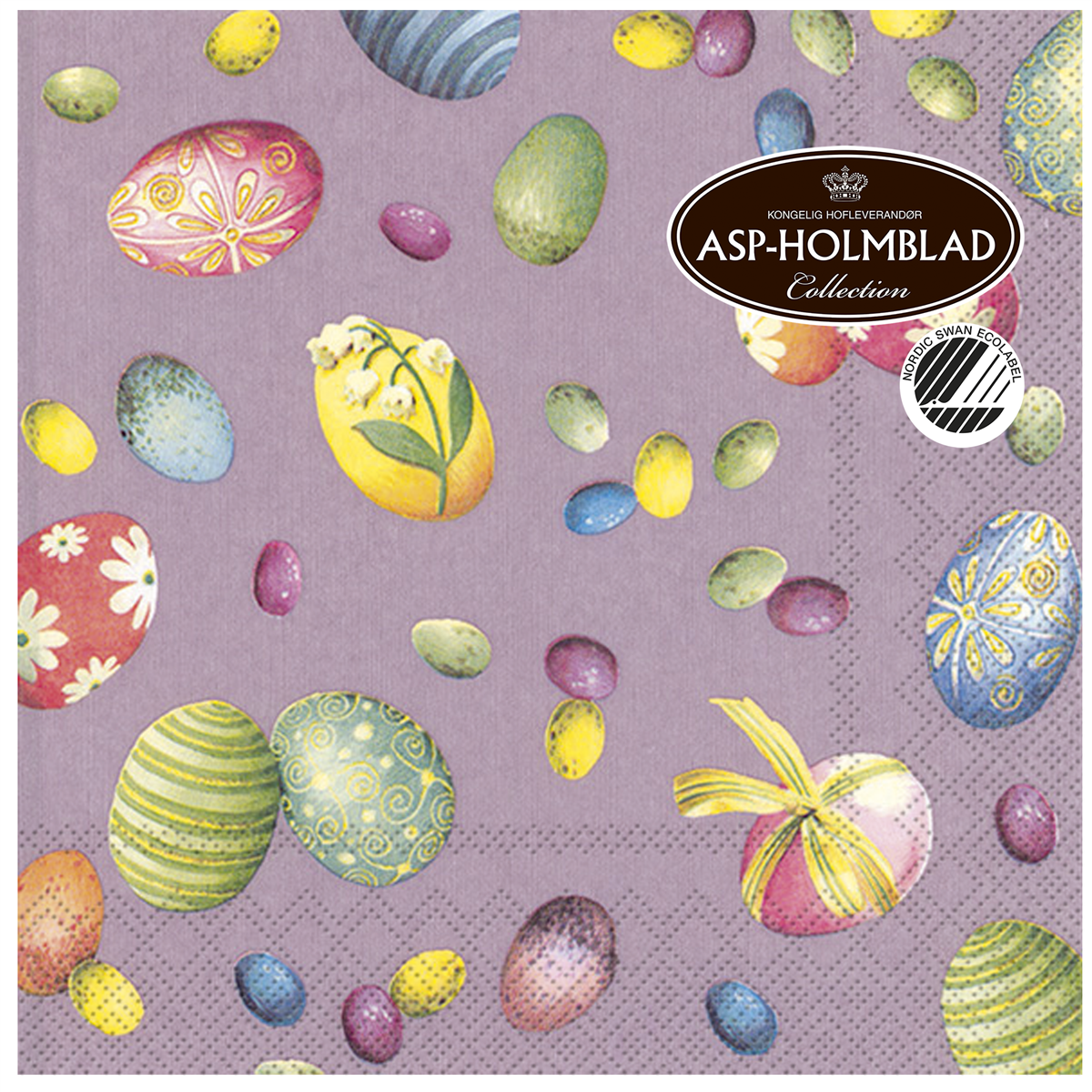 Serviet easter eggs lavend 20 stk.
