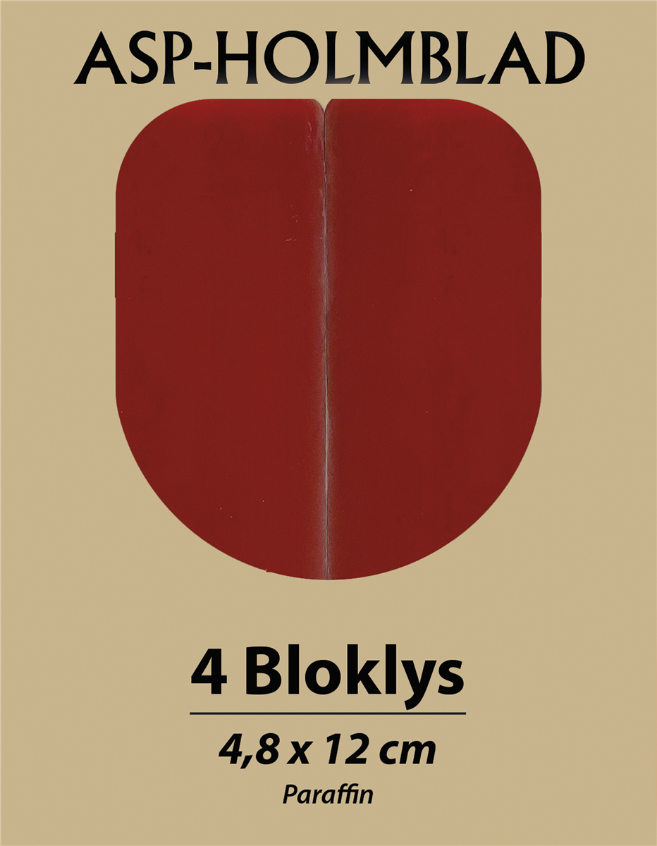 Bloklys 4,8X12cm 4 Stk