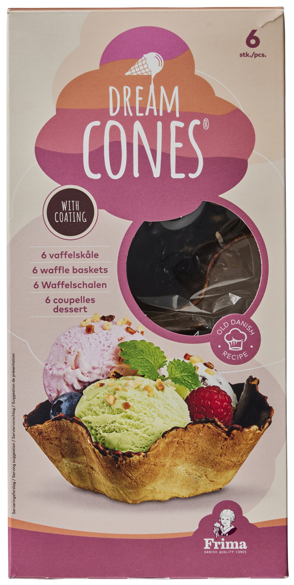 Frima Vaffelskåle 6 stk