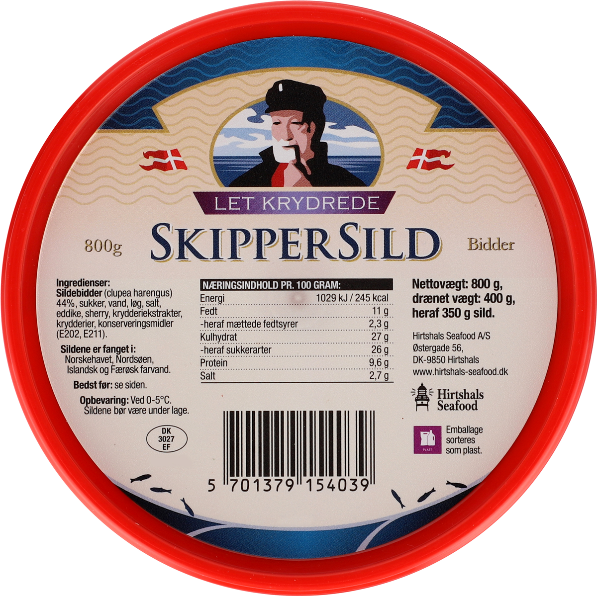 Skipper Let Krydret Sild Spand