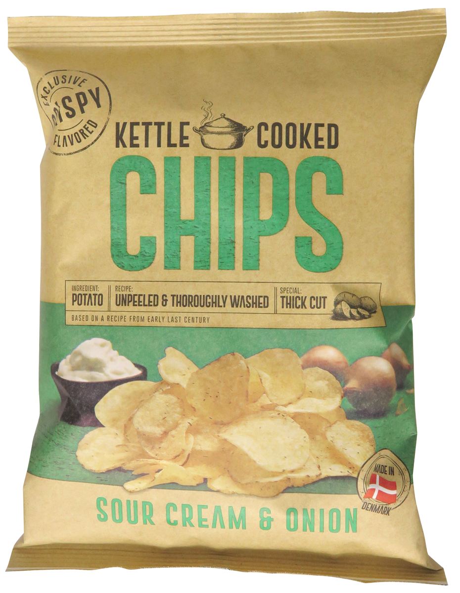 Kettle Cooked Chips Sour Cream & Onion