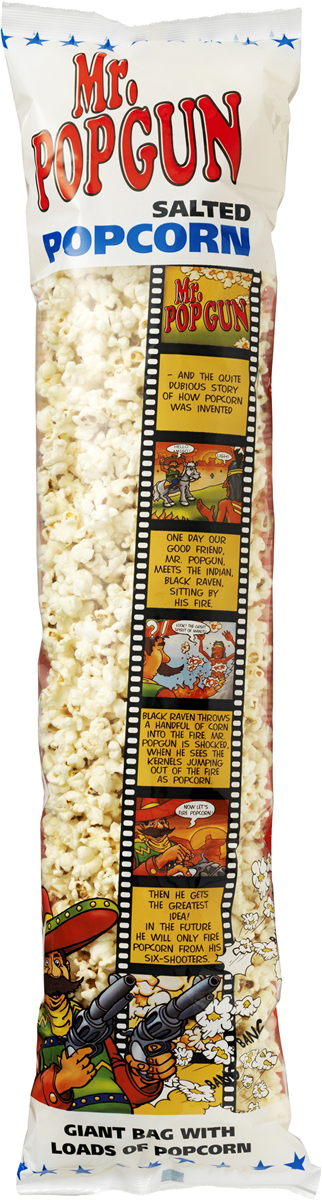 Mr Popgun Long Bag Popcorn