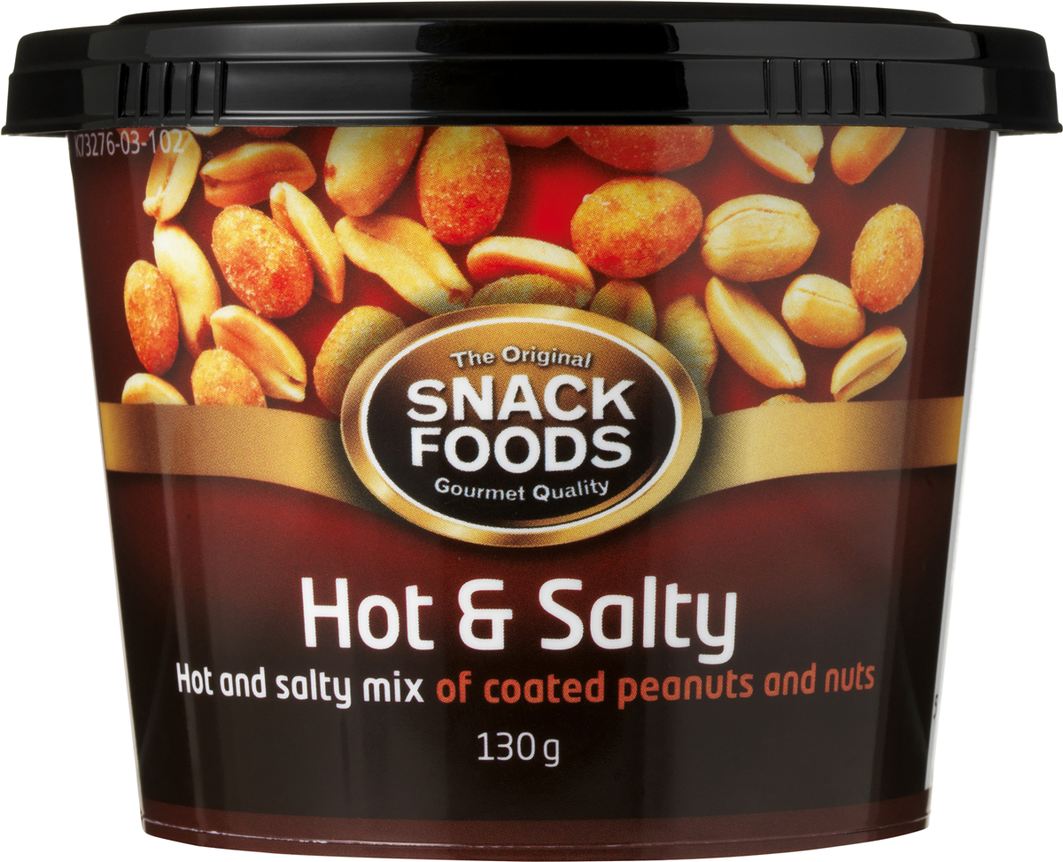 Snackfoods peanuts hot 130 g