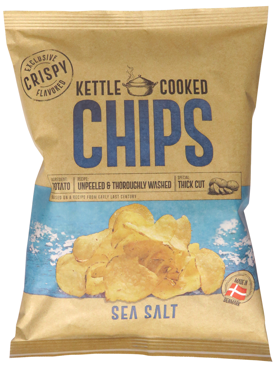 Kettle Cooked Chips Sea Salt