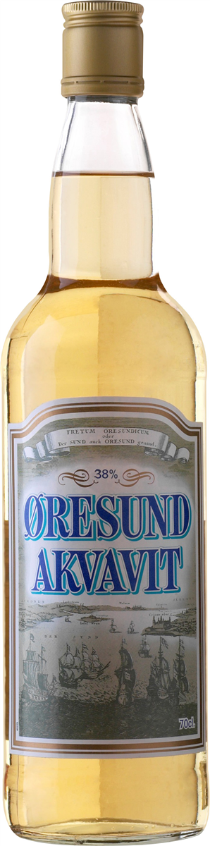 Øresund Akvavit Gylden 38% 70 cl