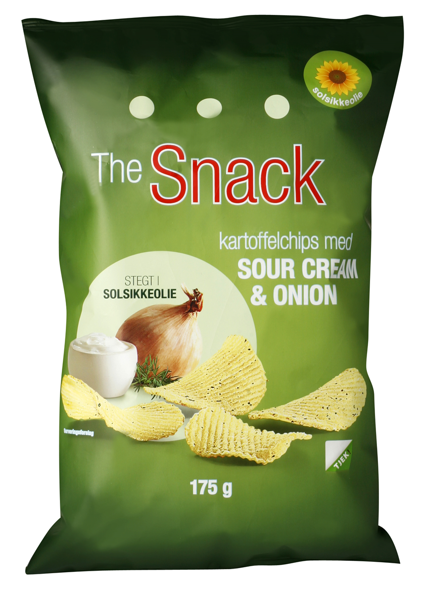 The Snack chips sou&onion 150 g