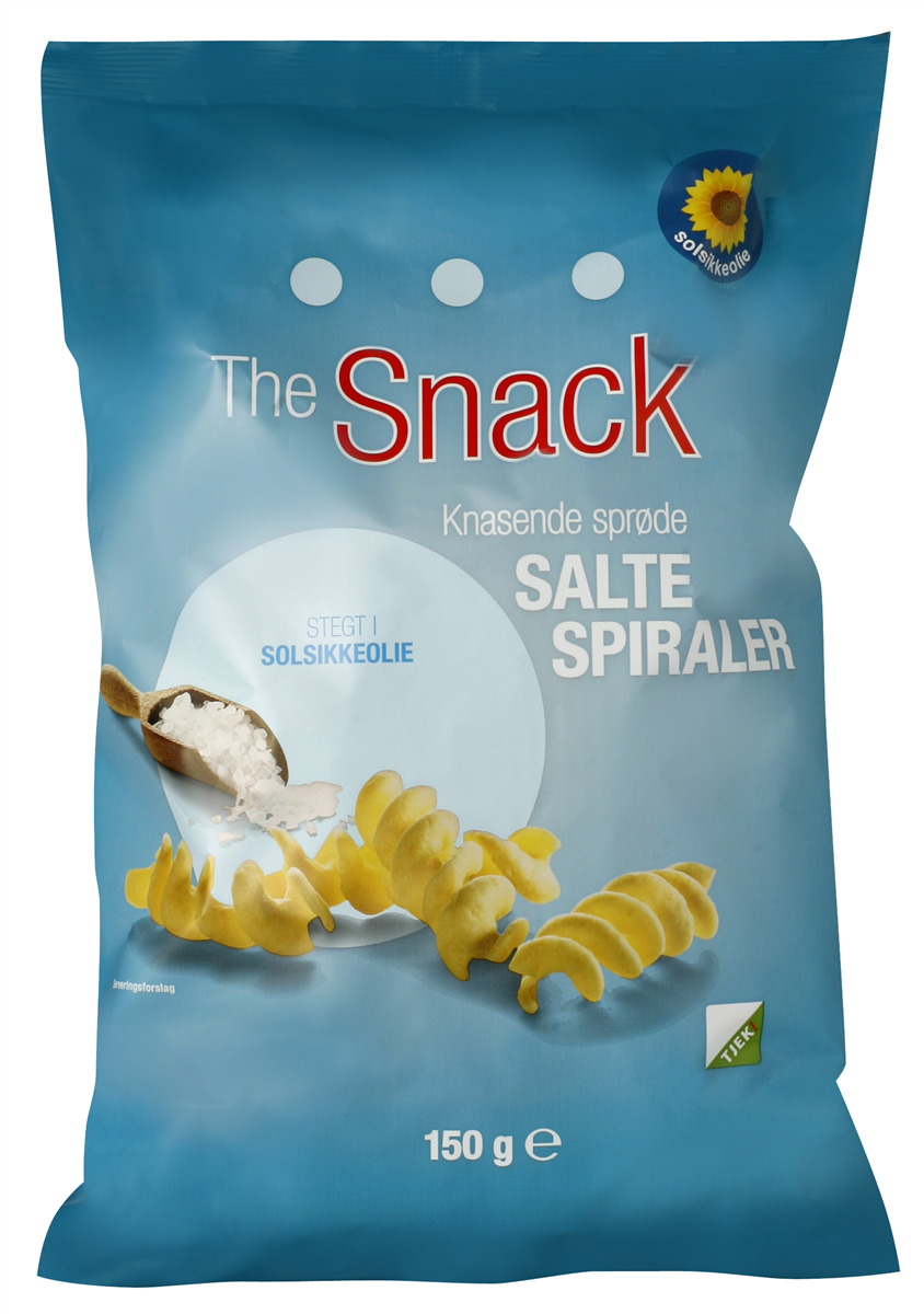 The Snack salte spiraler 150 g