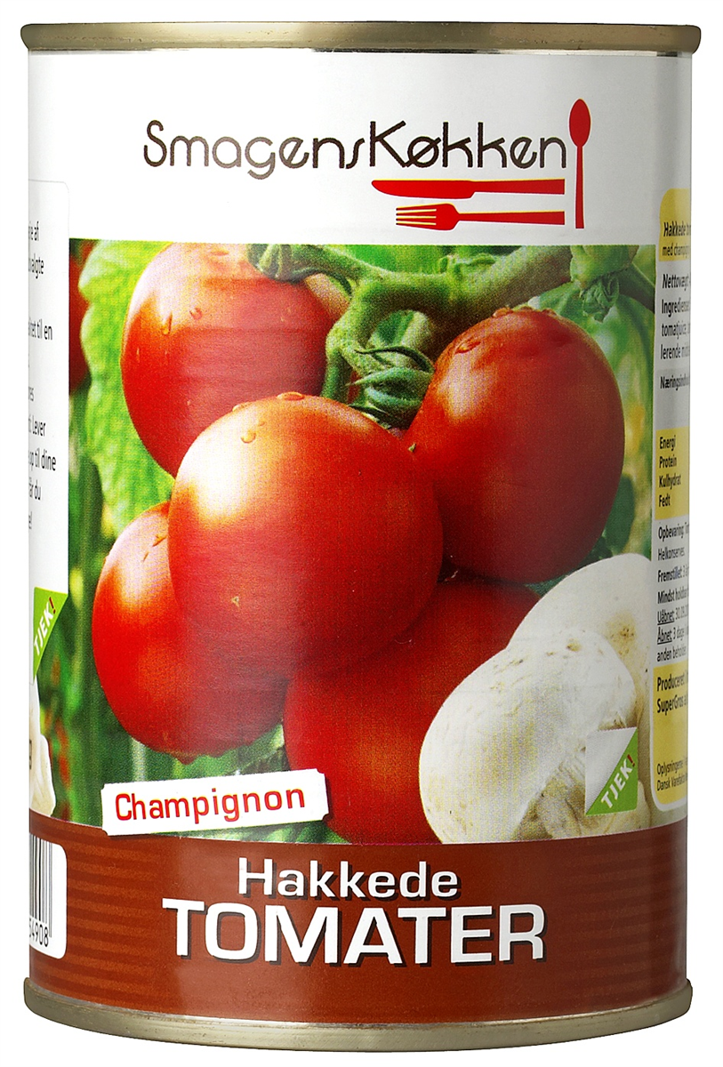 Smagens Kø tomater m/champ 400000 g