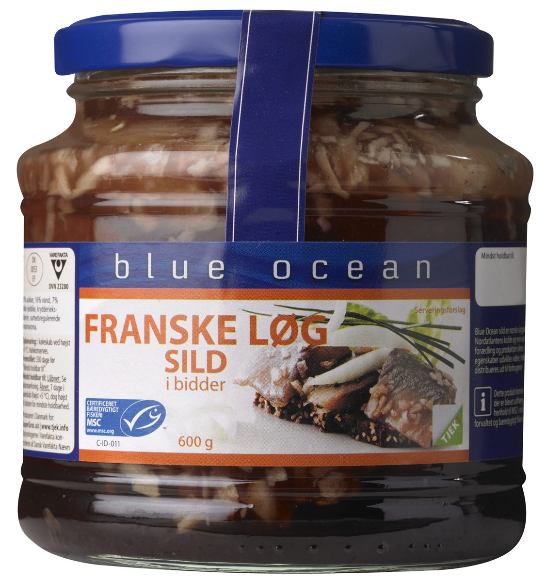 Bo franske løgsild 250/600 600 g