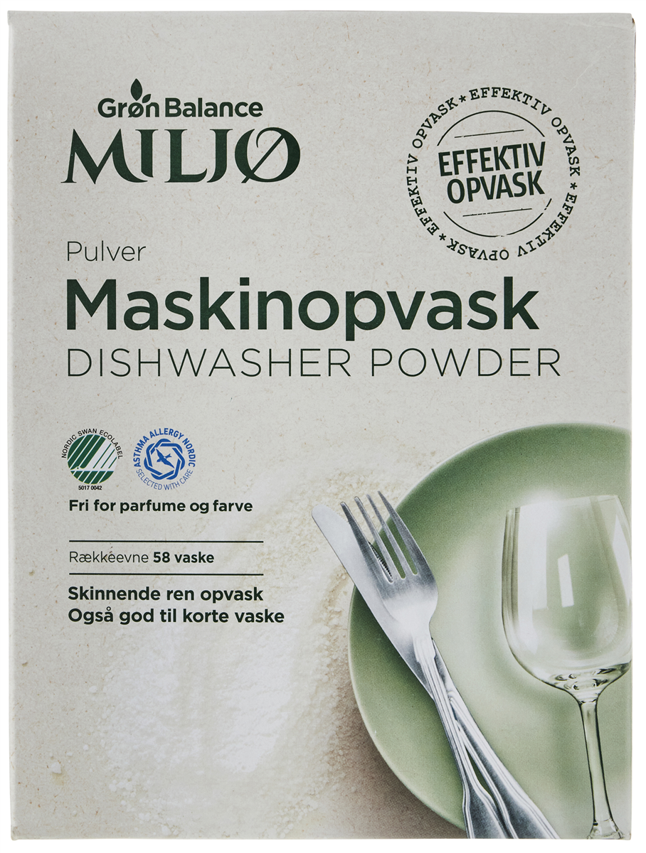GB Maskinopvaskepulver