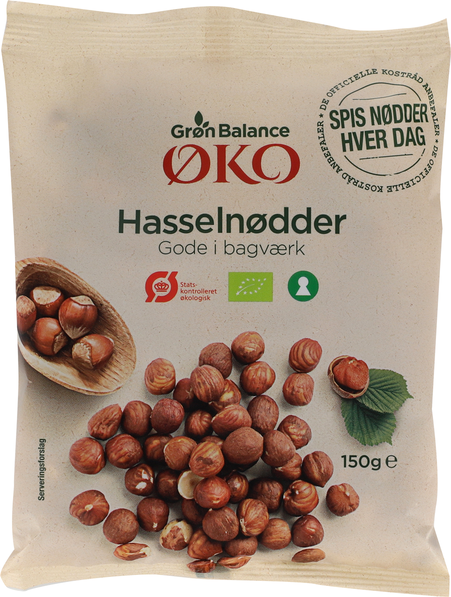 GB Hasselnødder Øko 150 g