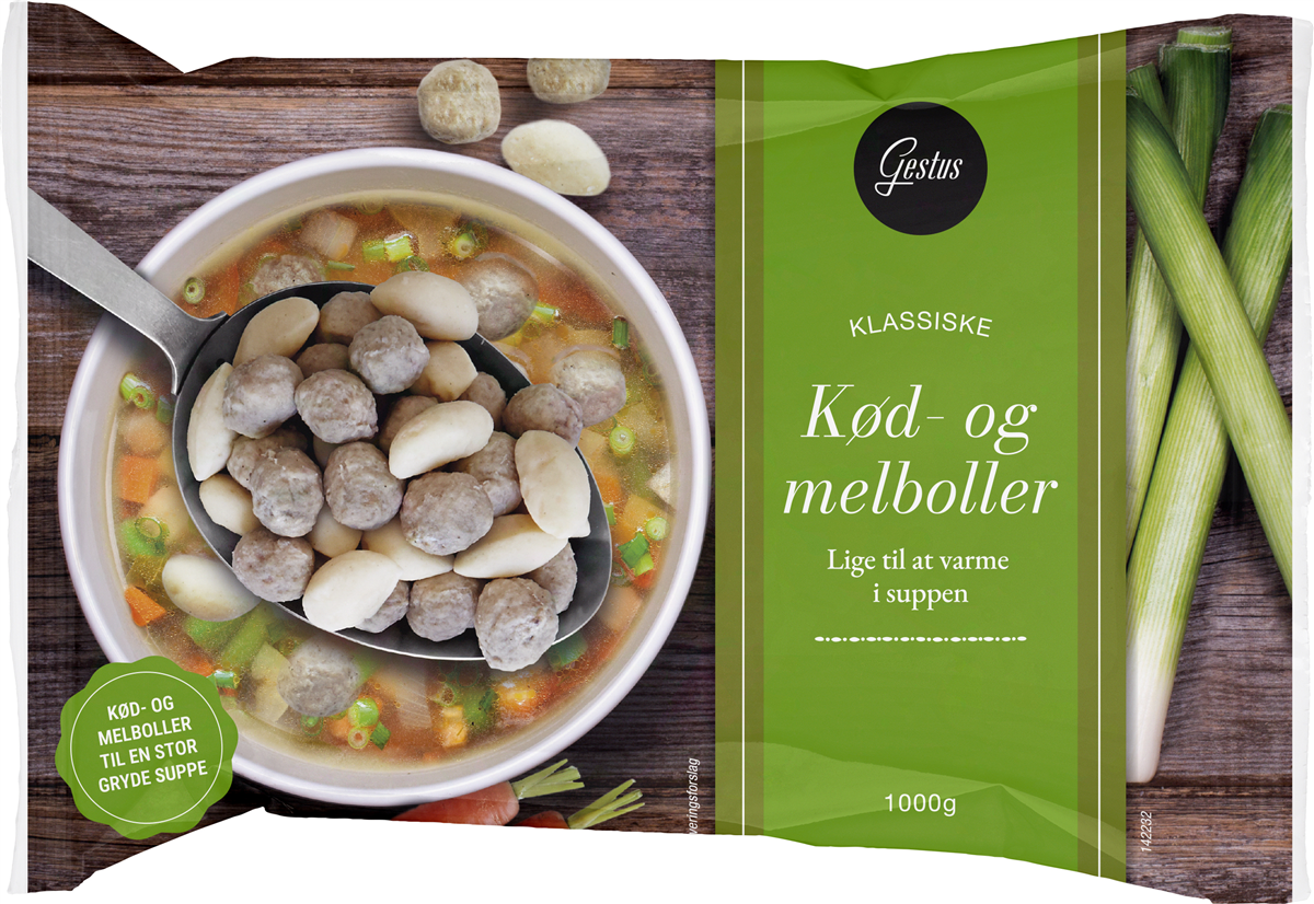 Gestus Kød- og Melboller 1 kg