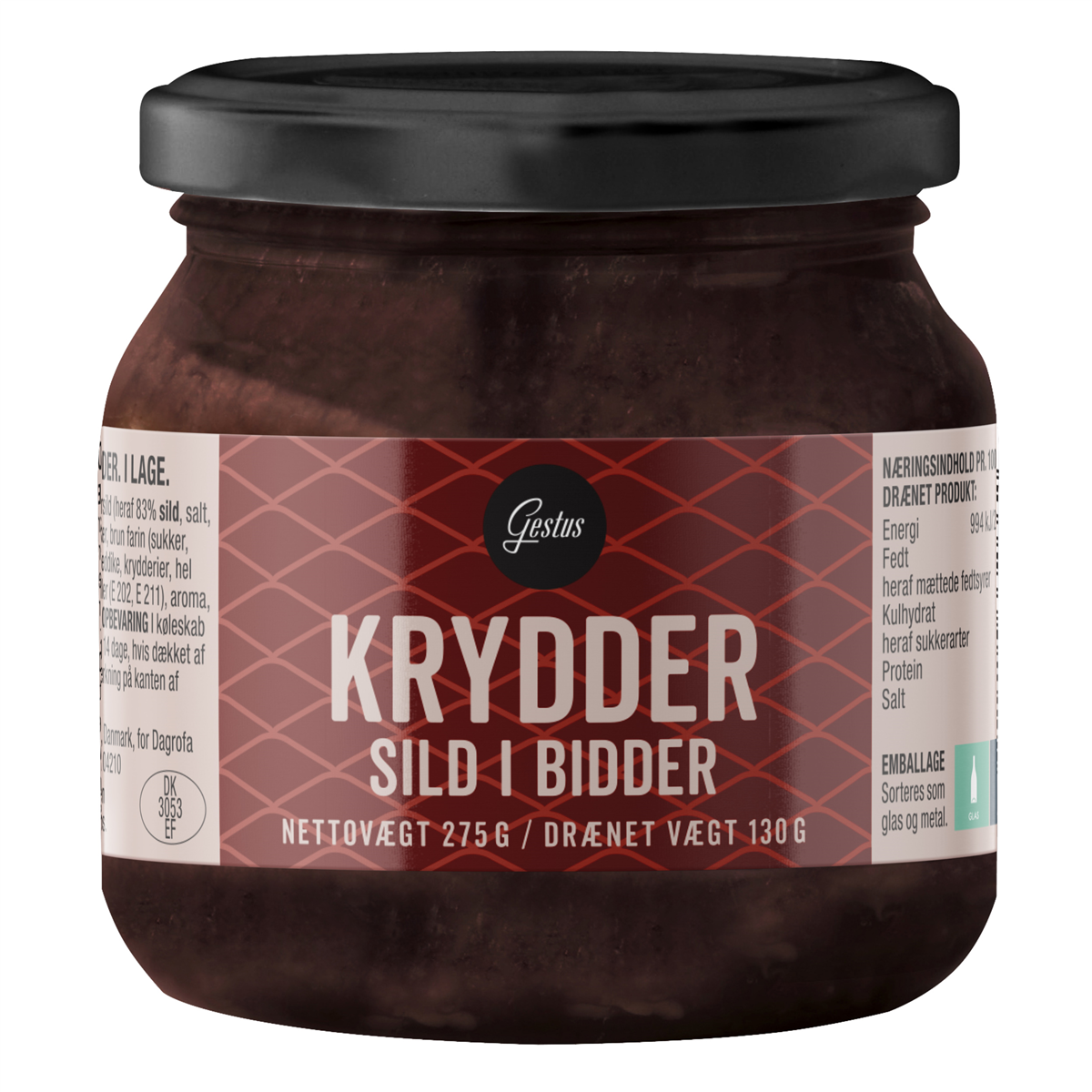 Gestus Krydret sild i bidder 275 g